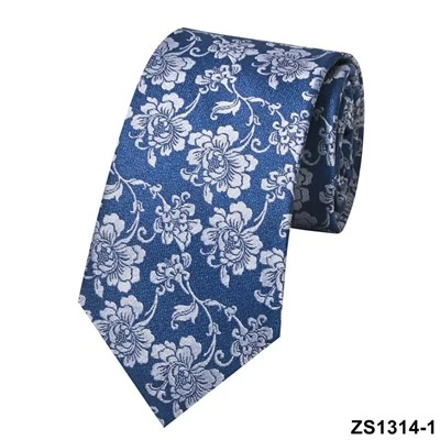 YiLi Özel Çiçek Polyester Kravat - Erkek Aksesuarları İçin Dokuma Jakarlı Kravat